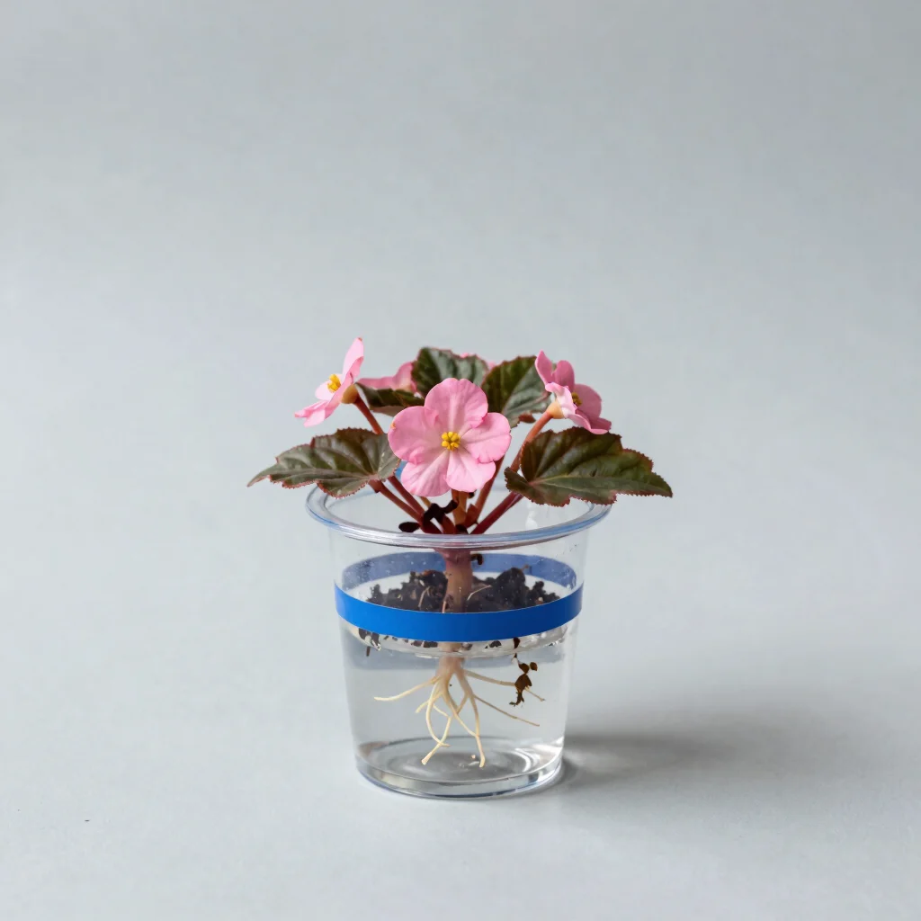 Begonia Rosada In Vitro